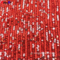 Tissu de tulle à sequins de robe mate de couleur couble de 3 mm